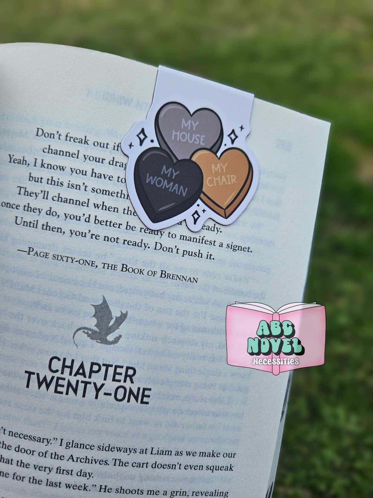 Magnetic Bookmark - My Chair