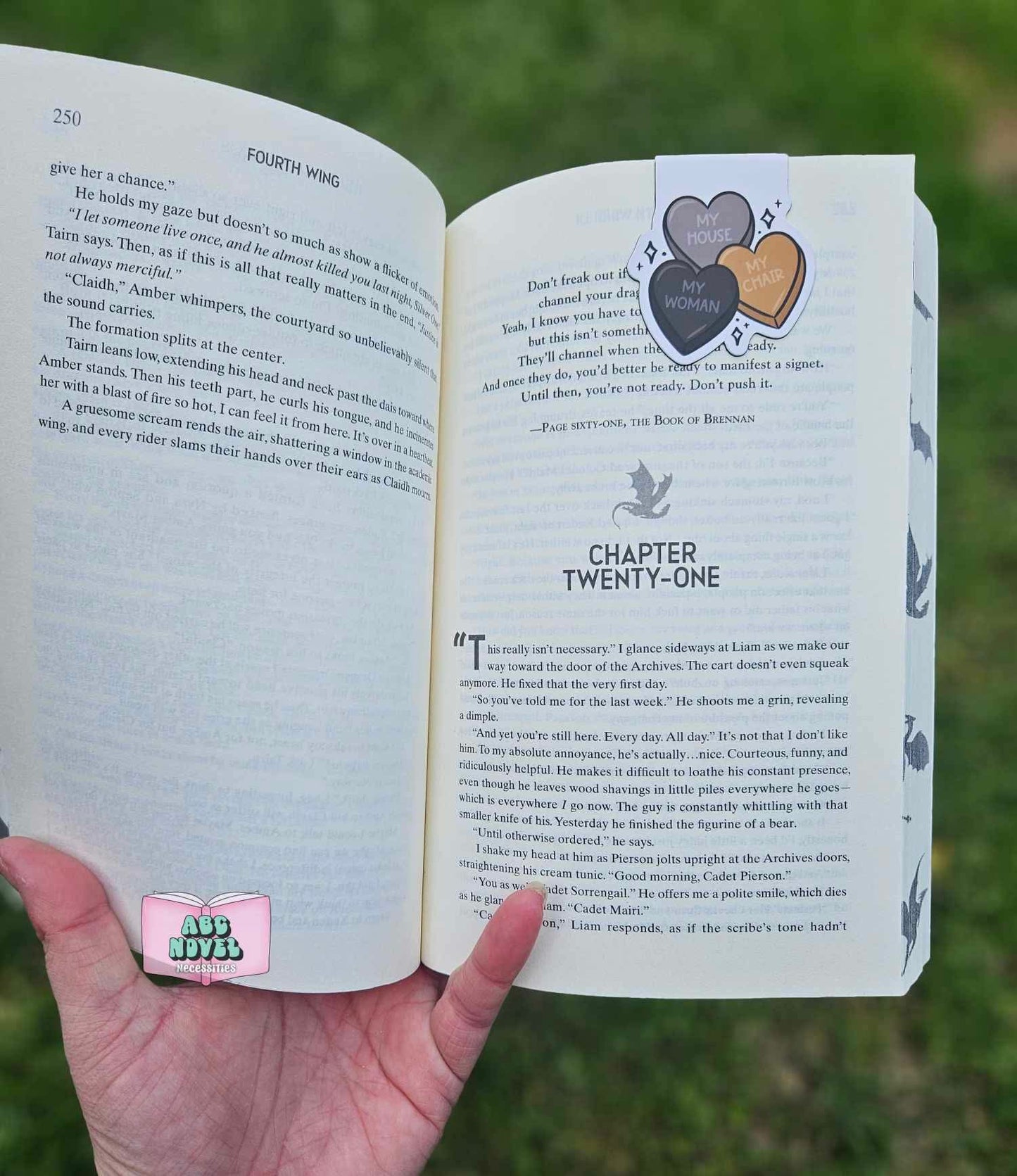 Magnetic Bookmark - My Chair