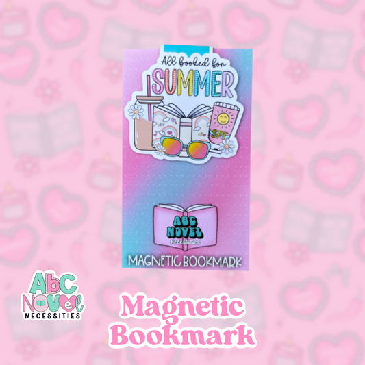 Magnetic Bookmark - all booked for summer