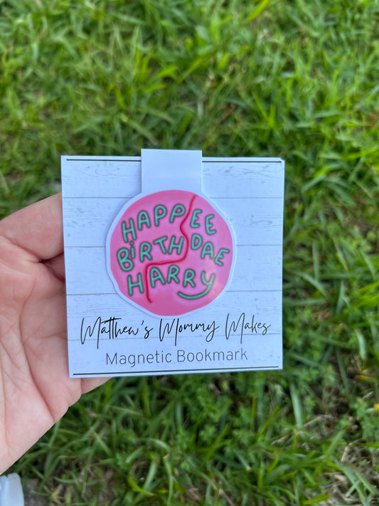 Magnetic Bookmark - Happy Birthdae Harry