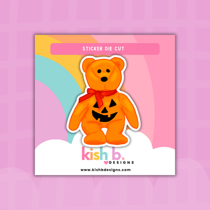 90's Halloween Plushies | Sticker Die Cut
